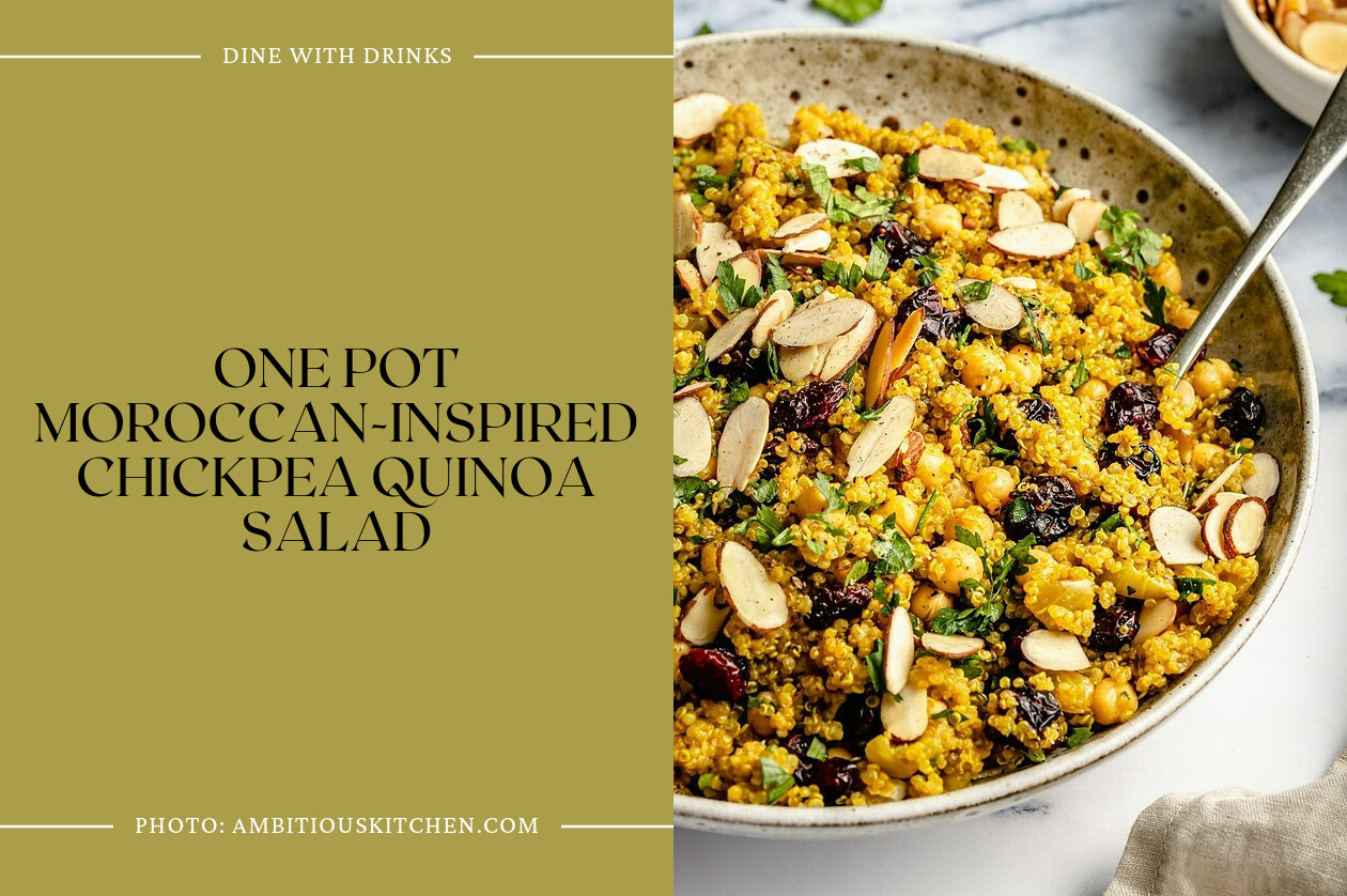 One Pot Moroccan-Inspired Chickpea Quinoa Salad