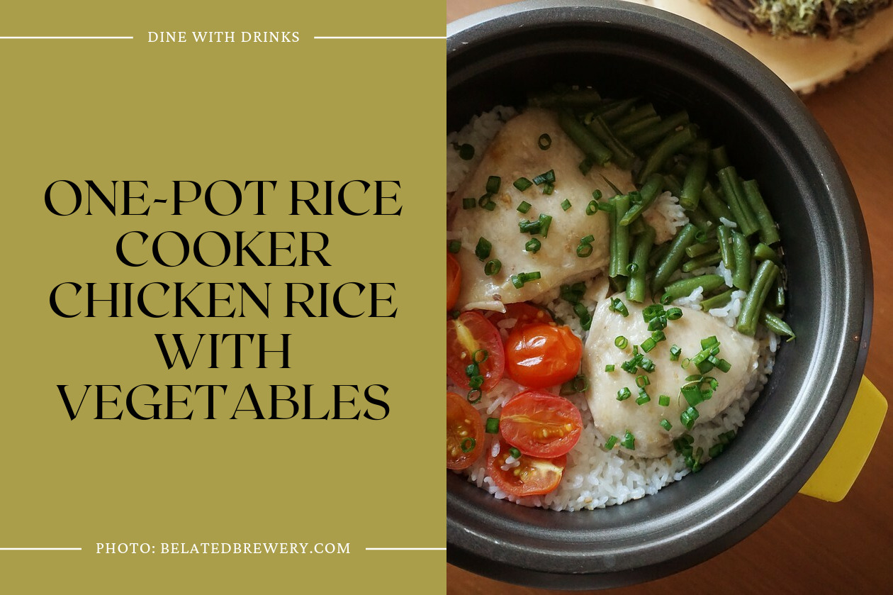 One-Pot Rice Cooker Chicken Rice With Vegetables
