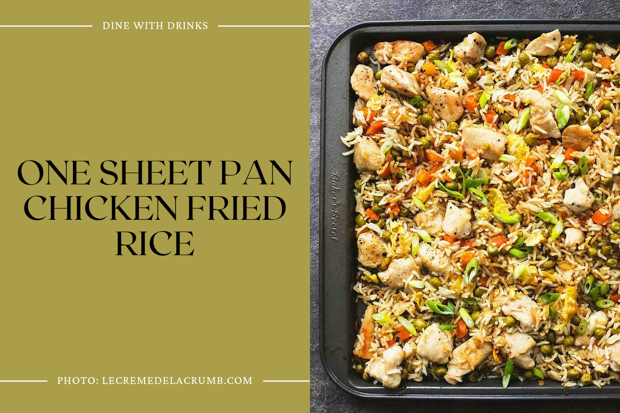 One Sheet Pan Chicken Fried Rice