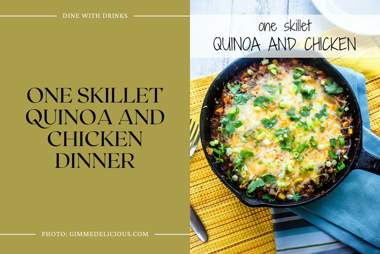 One Skillet Quinoa And Chicken Dinner