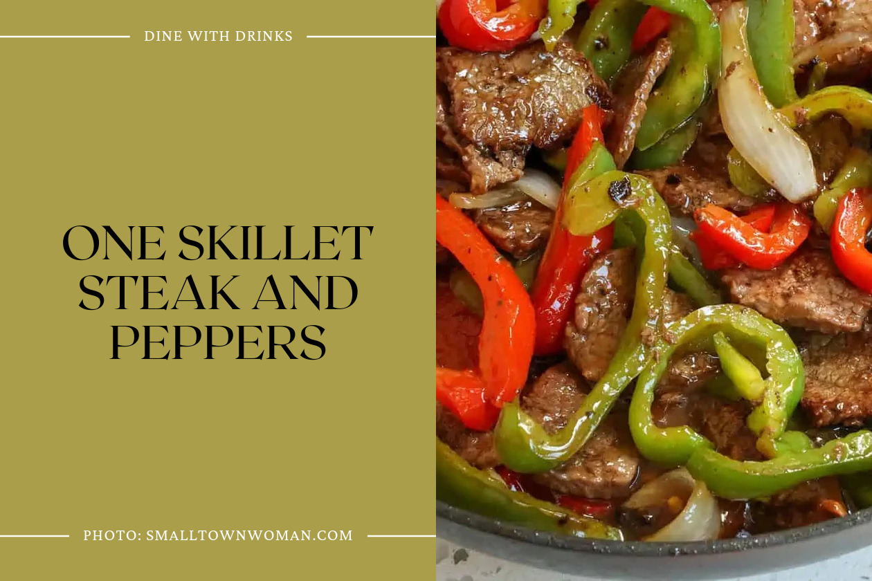One Skillet Steak And Peppers