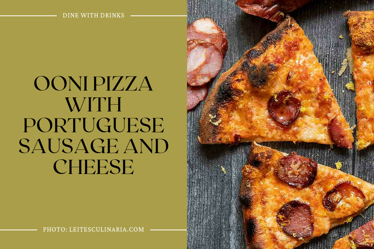 Ooni Pizza With Portuguese Sausage And Cheese