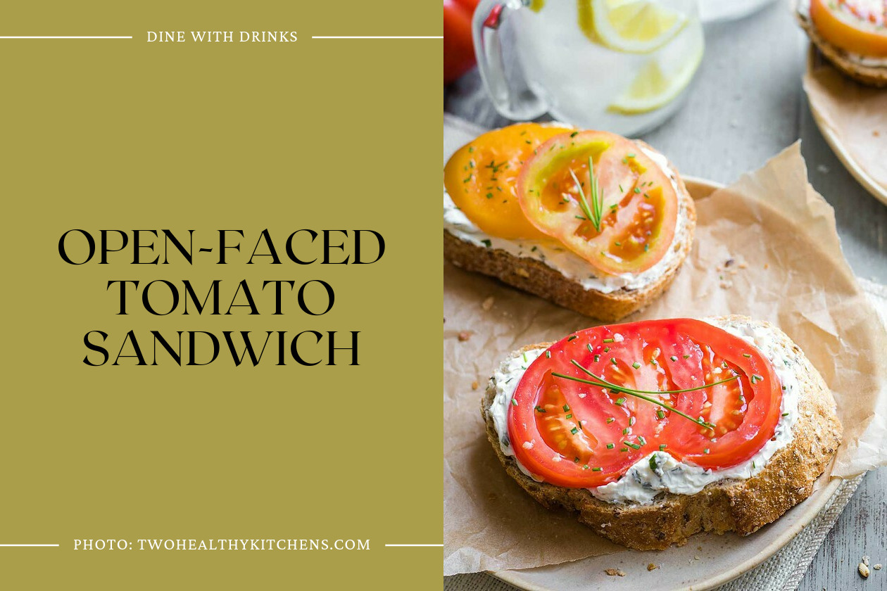 Open-Faced Tomato Sandwich