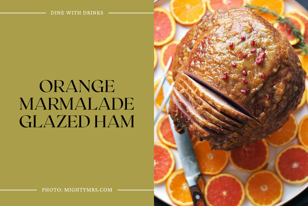 Orange Marmalade Glazed Ham