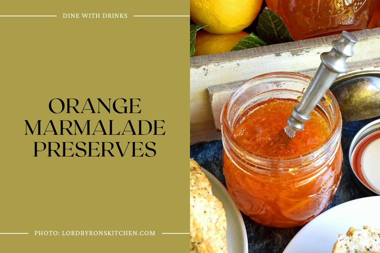 Orange Marmalade Preserves