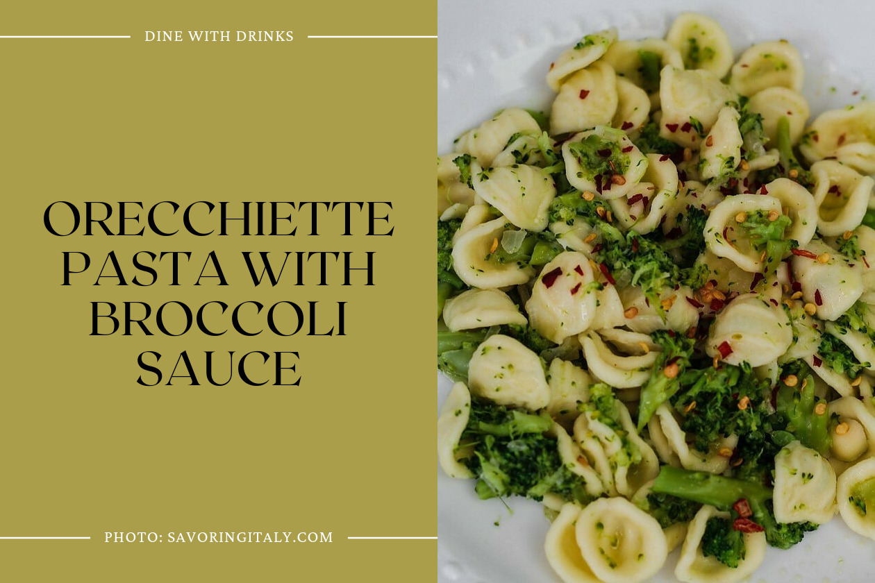 Orecchiette Pasta With Broccoli Sauce