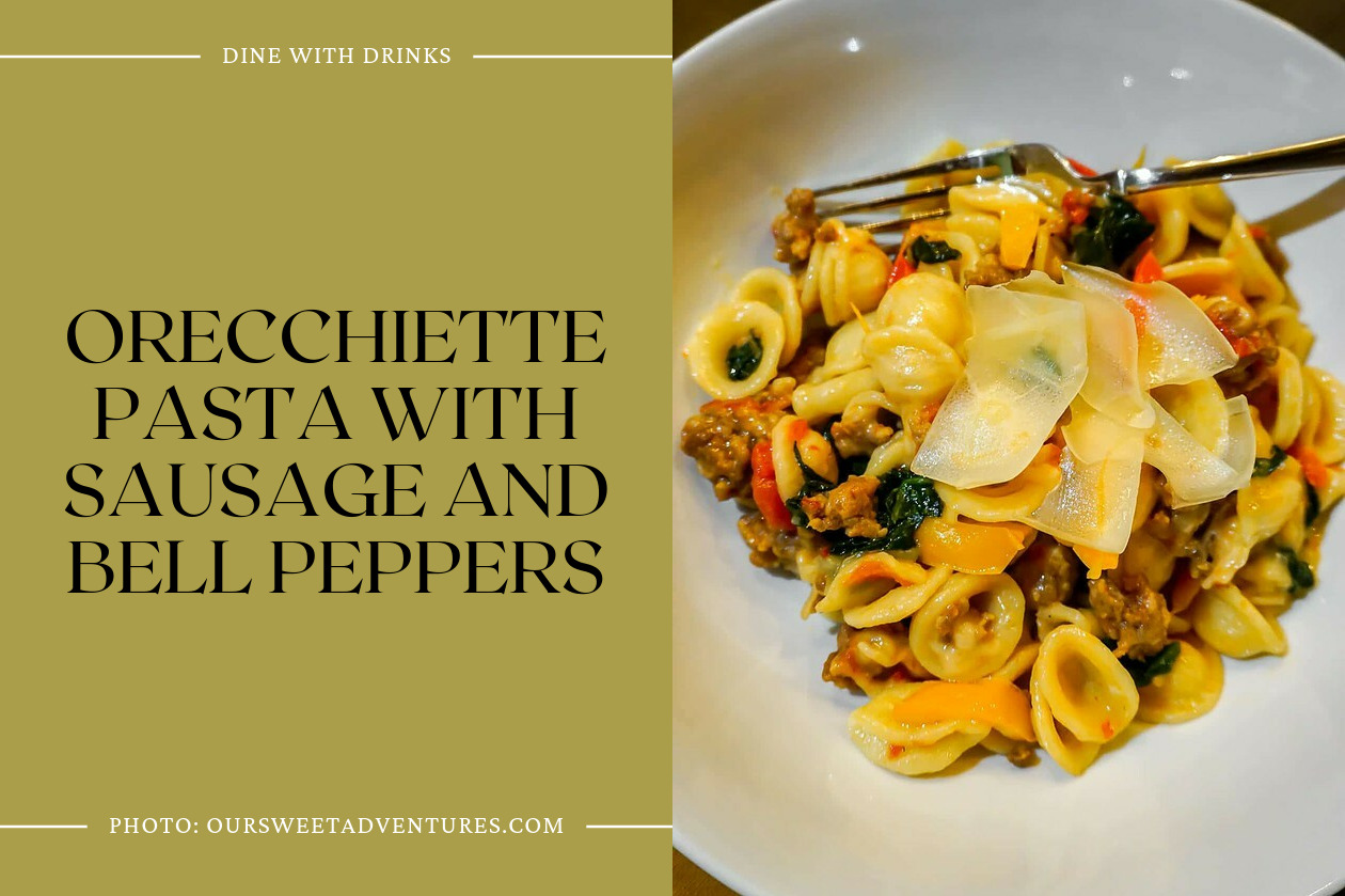 Orecchiette Pasta With Sausage And Bell Peppers