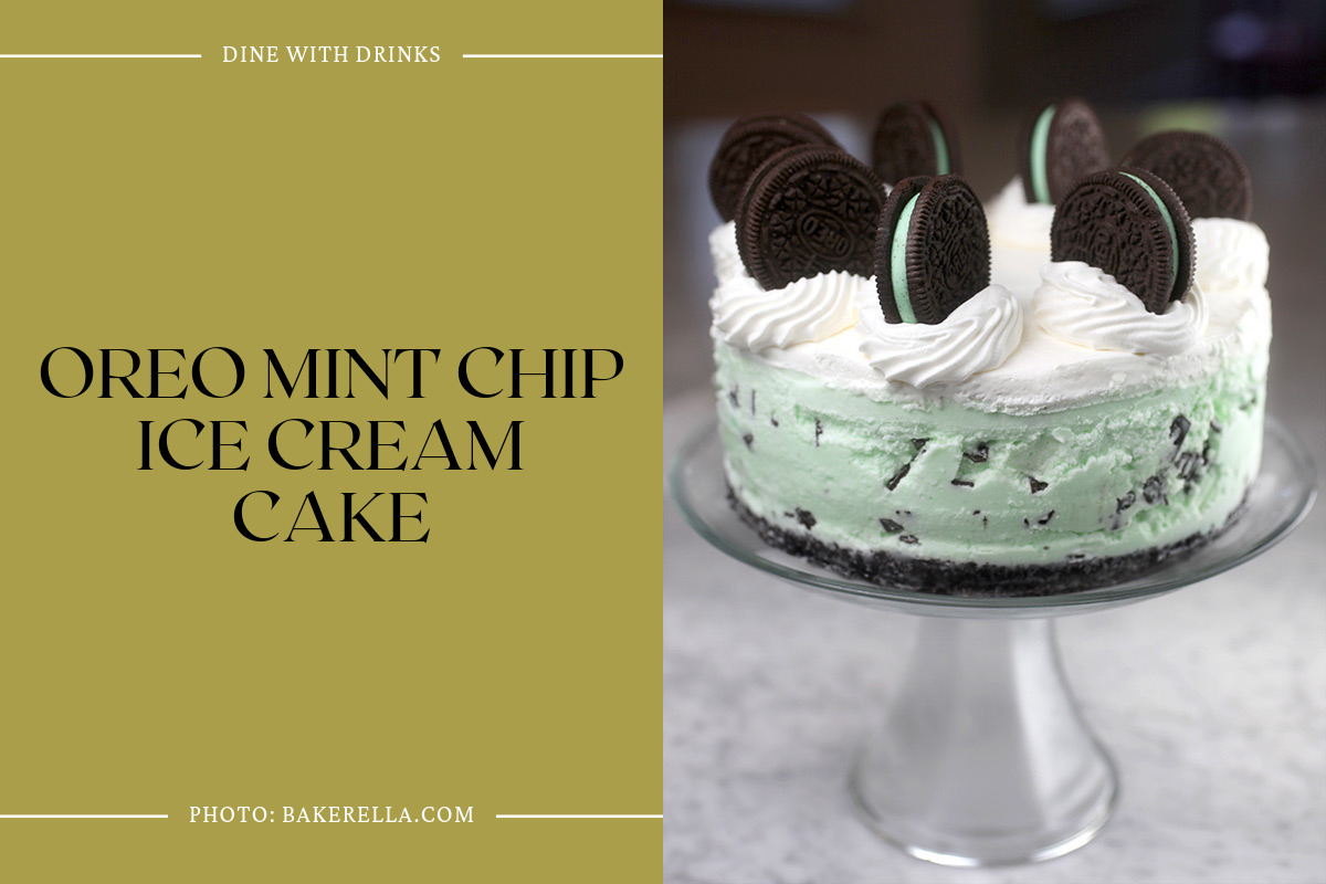 Oreo Mint Chip Ice Cream Cake