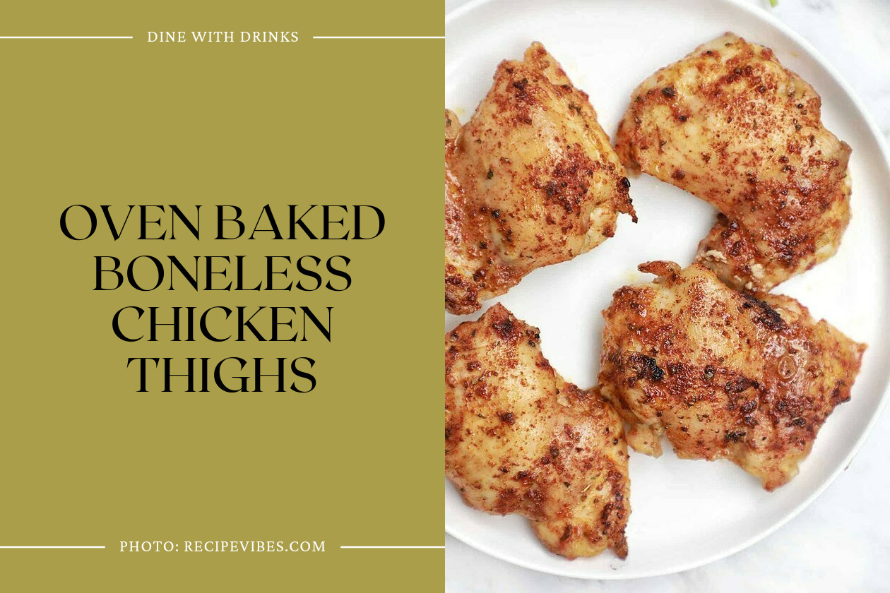 Oven Baked Boneless Chicken Thighs