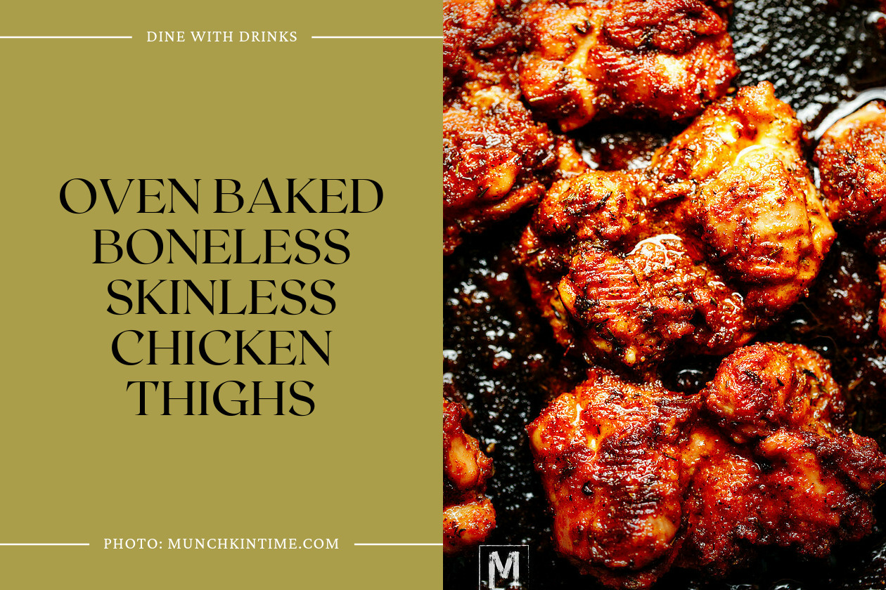 Oven Baked Boneless Skinless Chicken Thighs