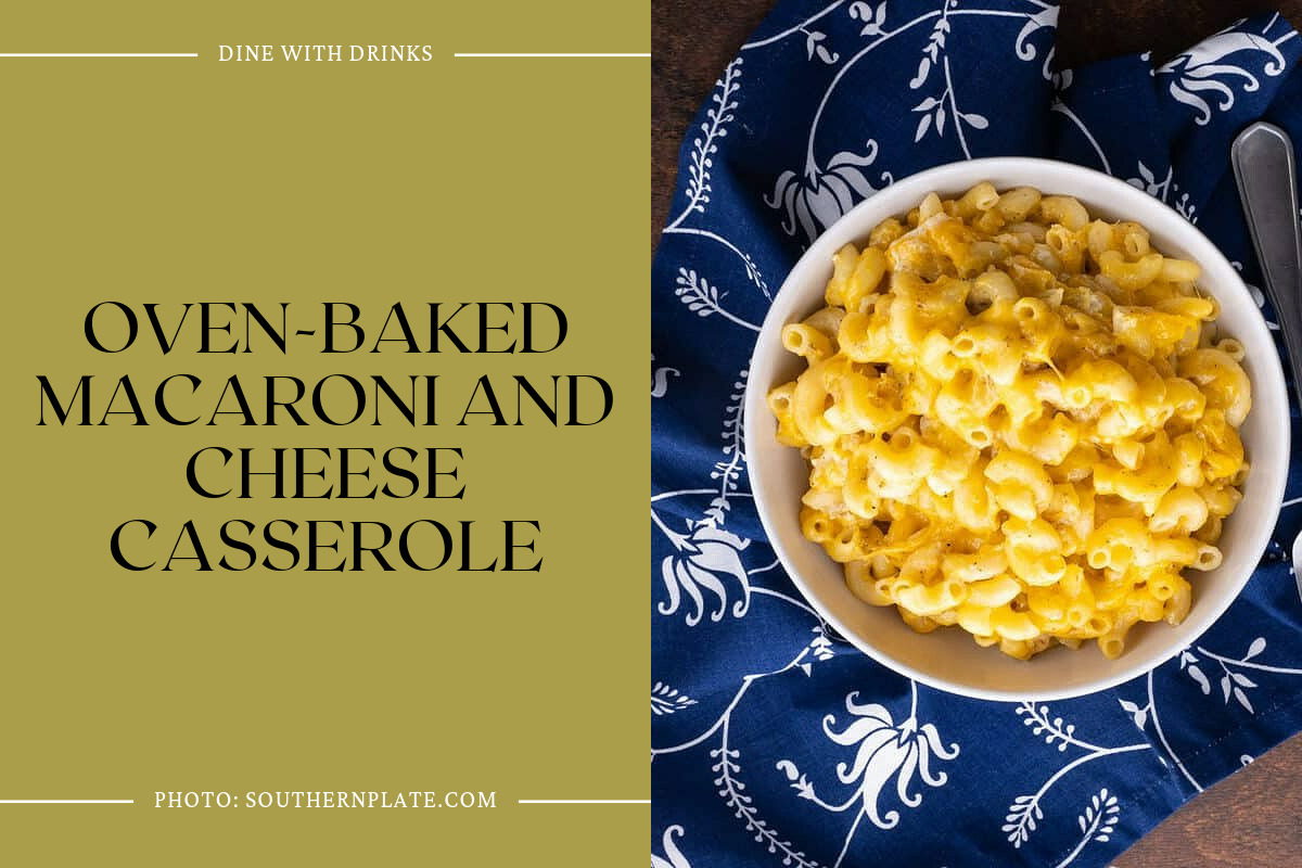 Oven-Baked Macaroni And Cheese Casserole