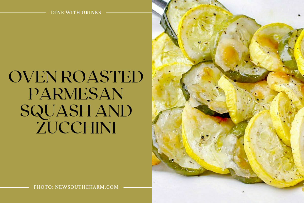 Oven Roasted Parmesan Squash And Zucchini