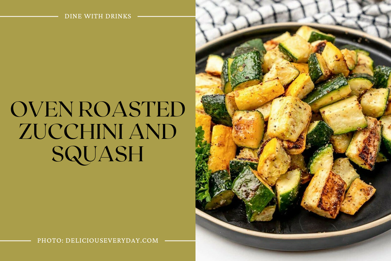 Oven Roasted Zucchini And Squash