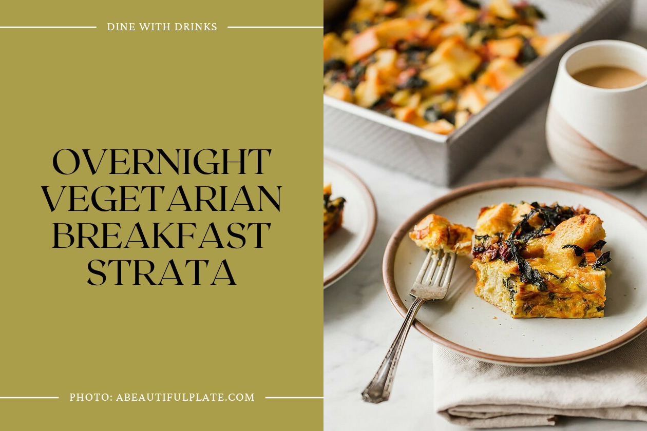Overnight Vegetarian Breakfast Strata