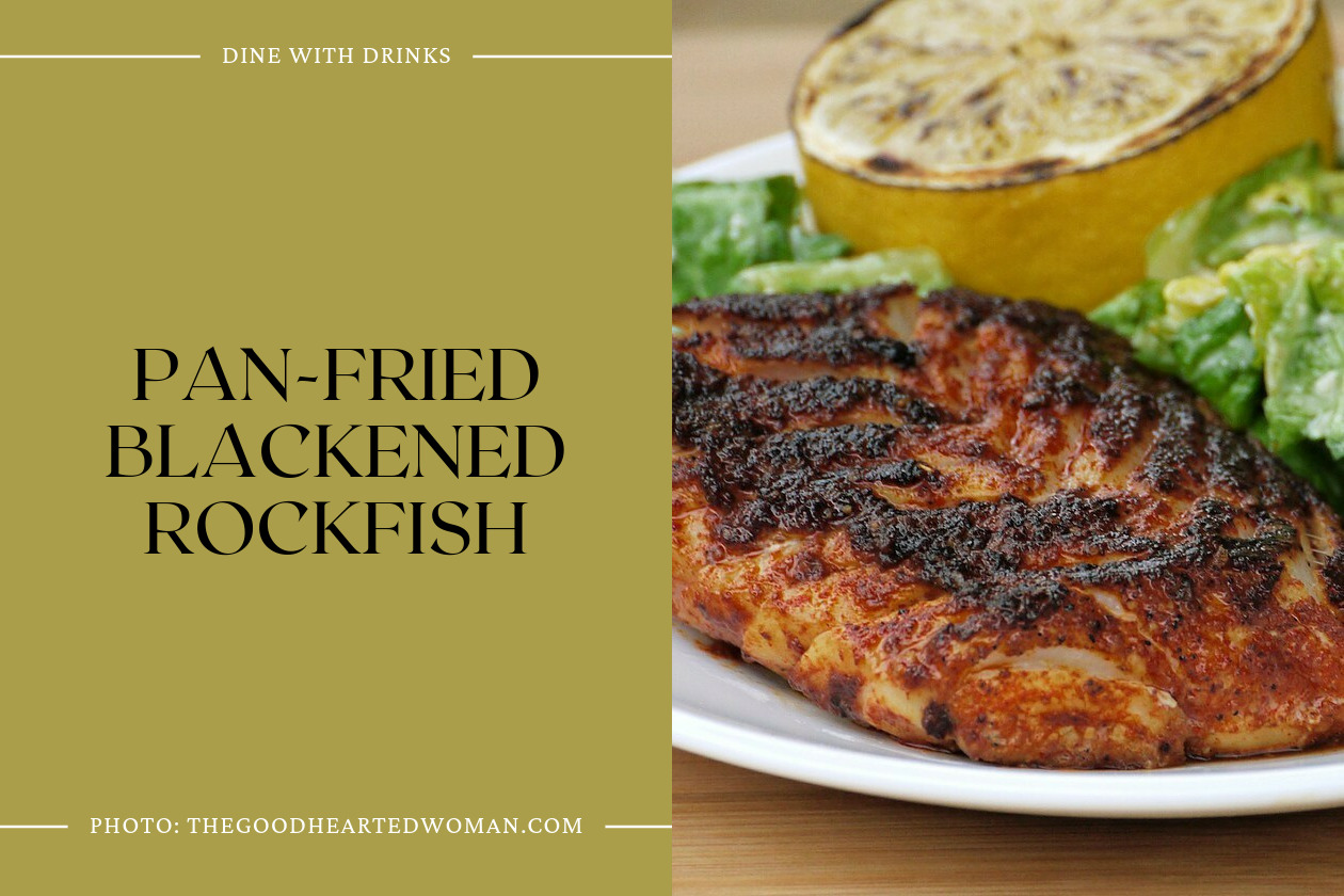 Pan-Fried Blackened Rockfish