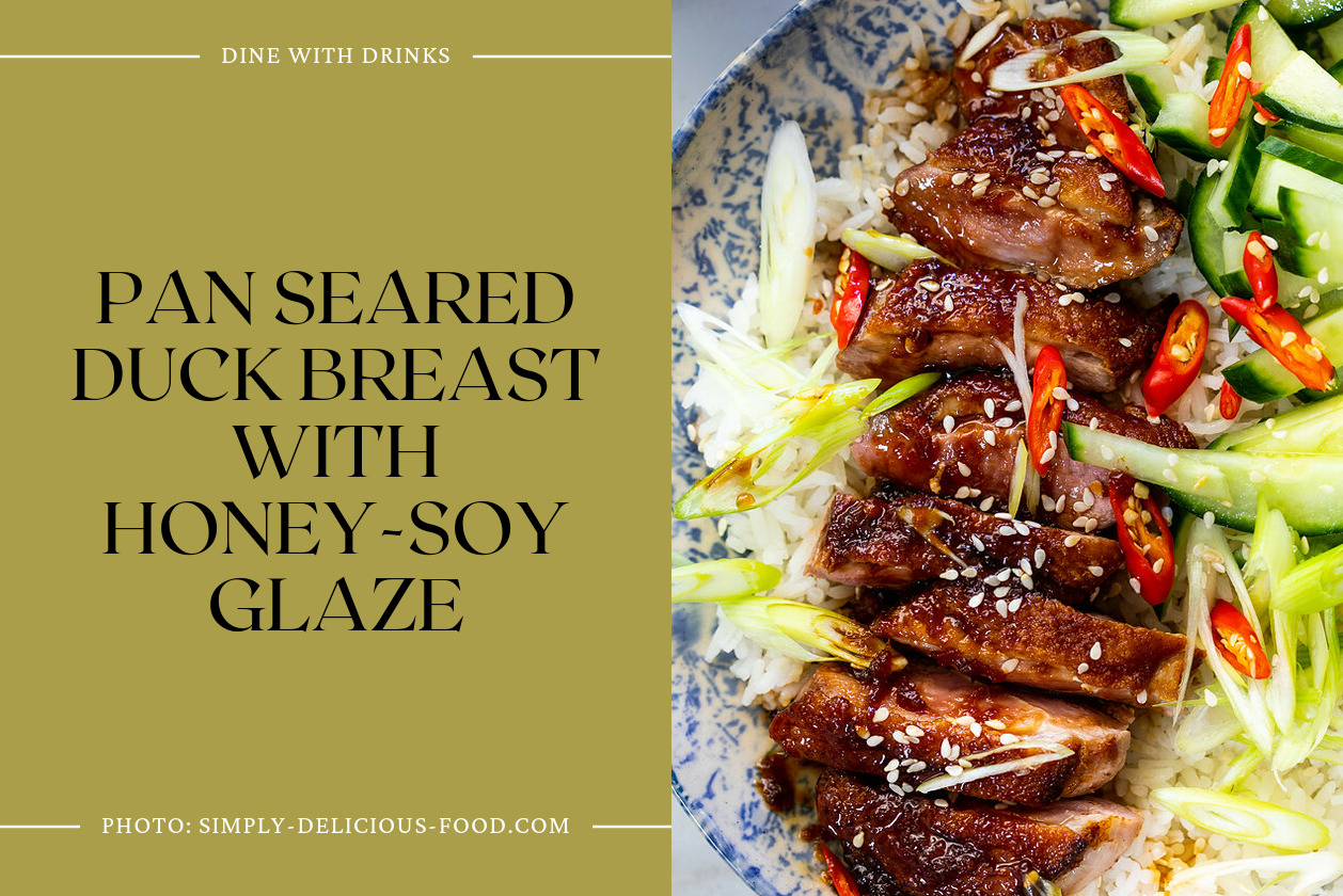 Pan Seared Duck Breast With Honey-Soy Glaze