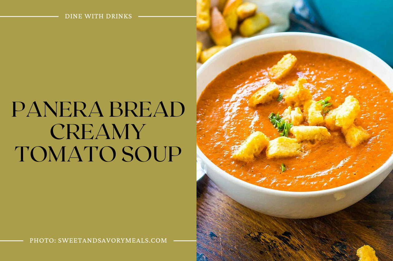 Panera Bread Creamy Tomato Soup
