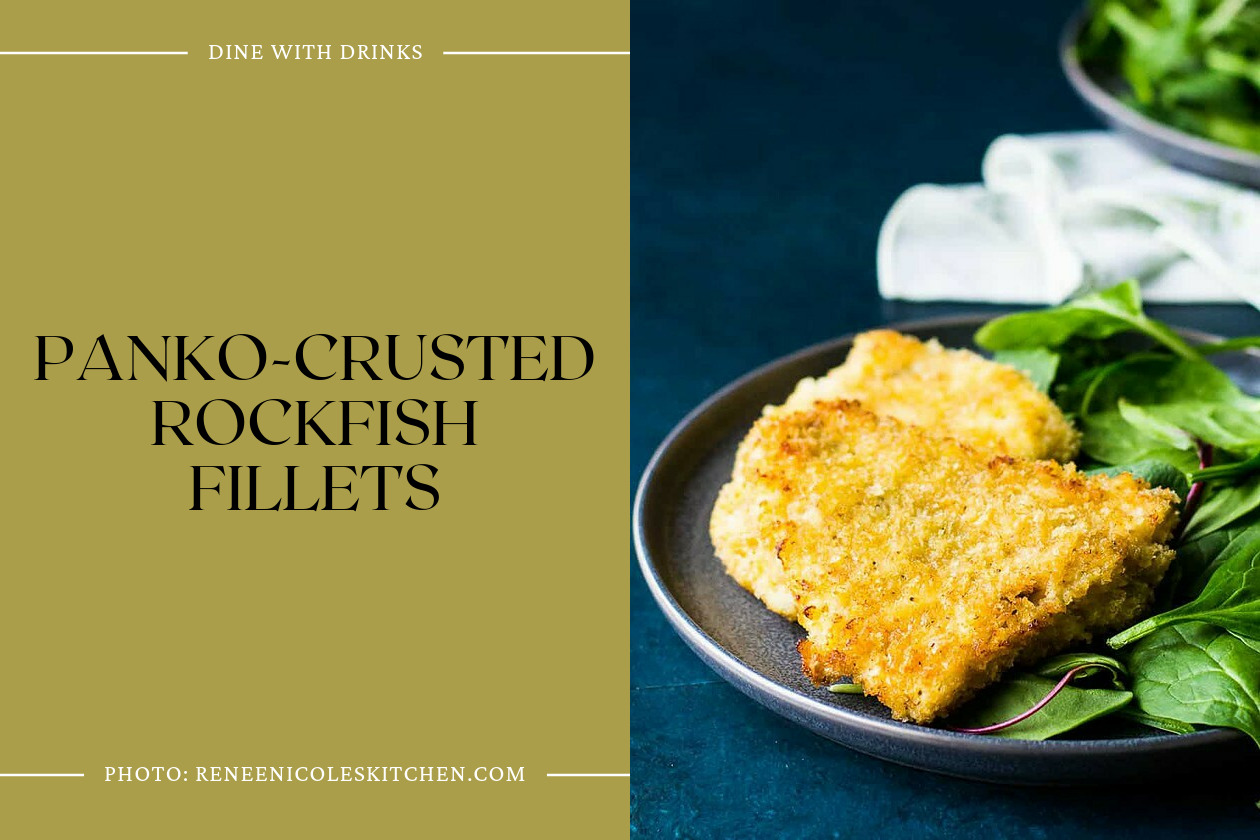 Panko-Crusted Rockfish Fillets
