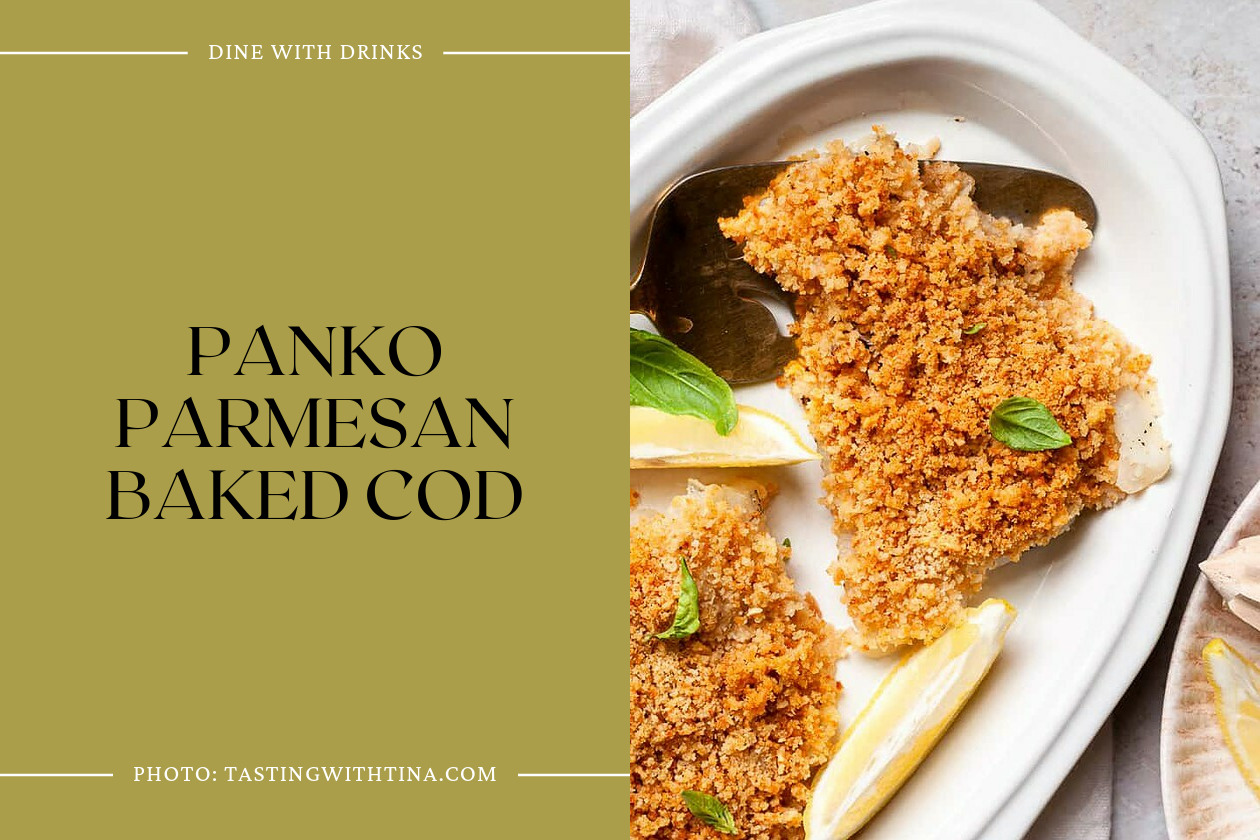 Panko Parmesan Baked Cod