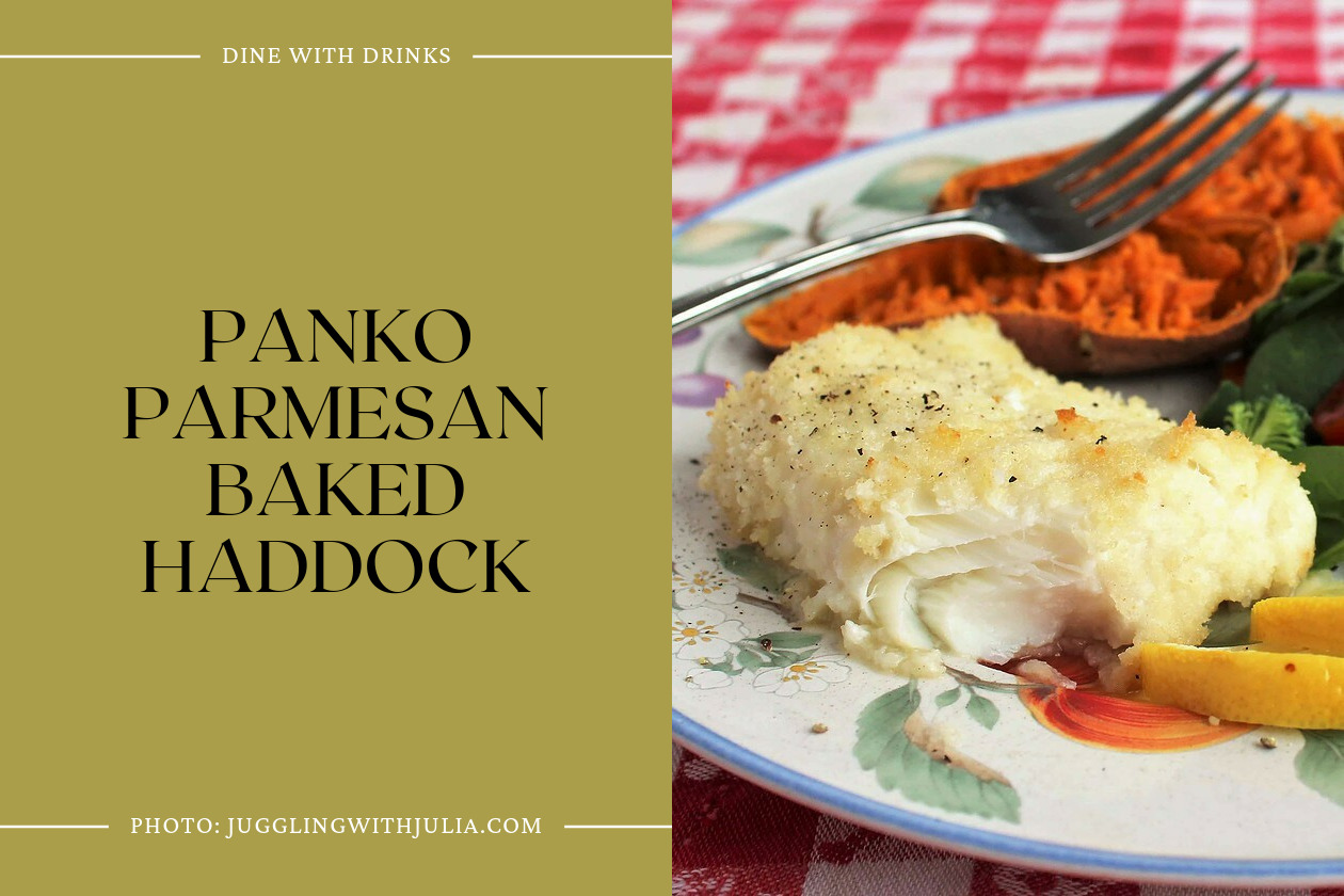 Panko Parmesan Baked Haddock