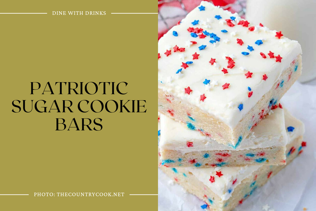 Patriotic Sugar Cookie Bars