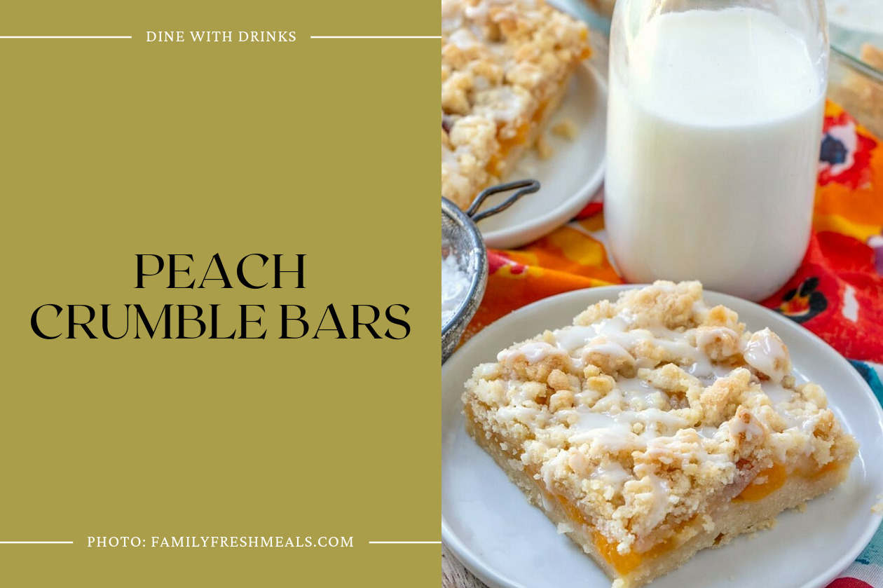 Peach Crumble Bars