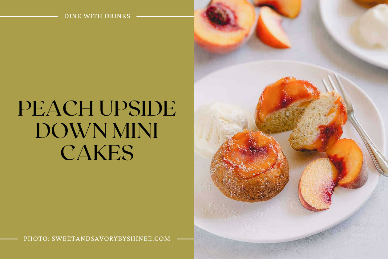 Peach Upside Down Mini Cakes