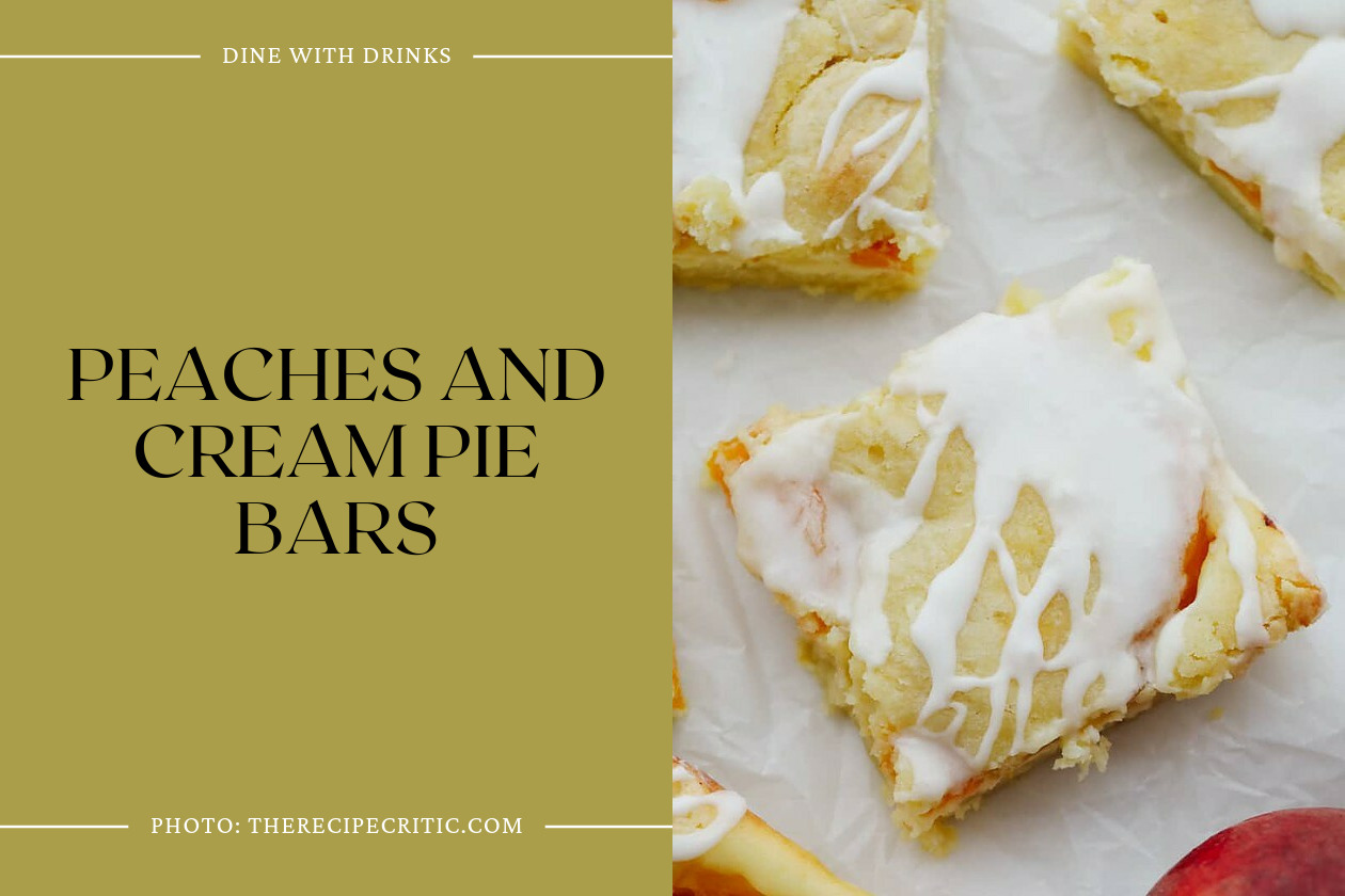 Peaches And Cream Pie Bars