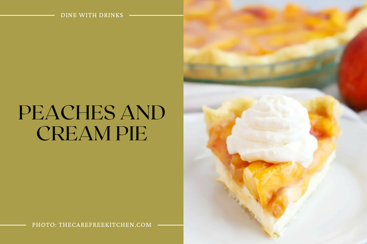 Peaches And Cream Pie