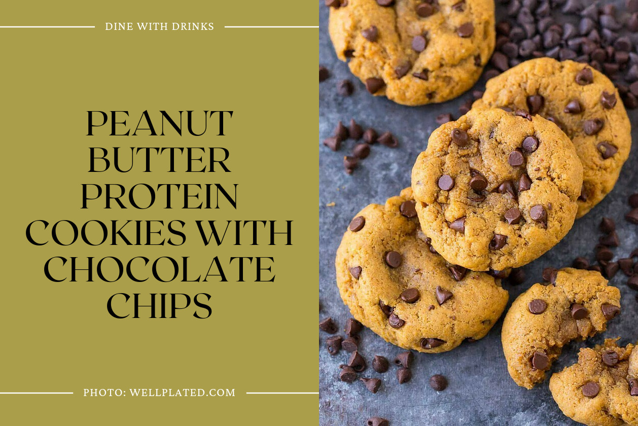 Peanut Butter Protein Cookies With Chocolate Chips