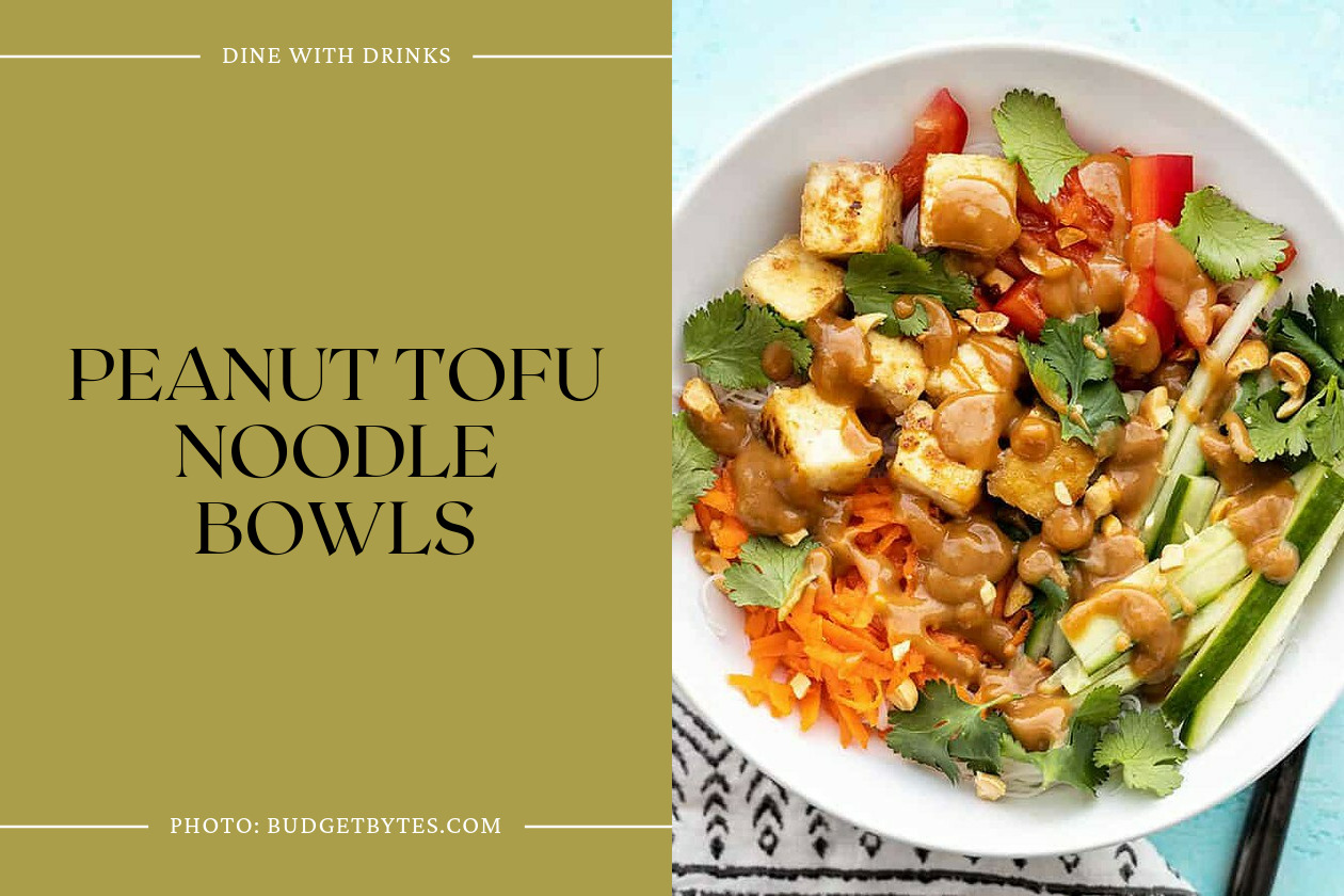 Peanut Tofu Noodle Bowls