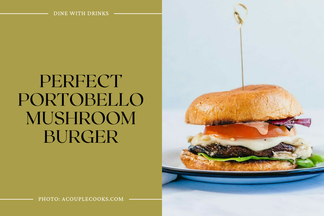 Perfect Portobello Mushroom Burger