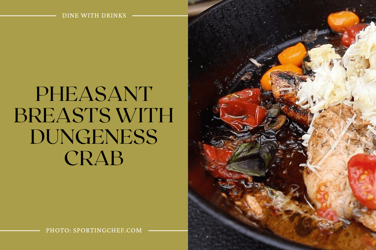 Pheasant Breasts With Dungeness Crab