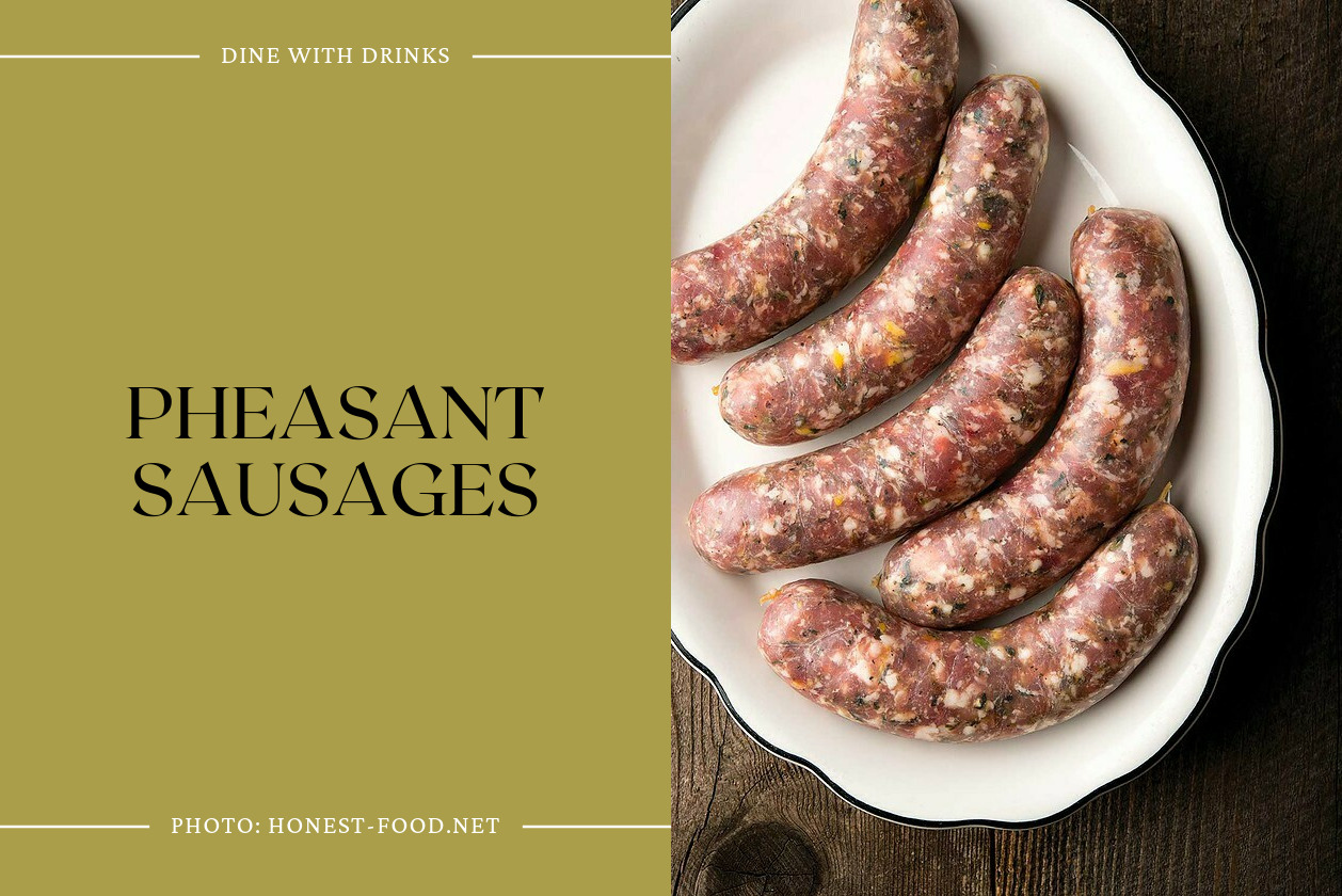 Pheasant Sausages