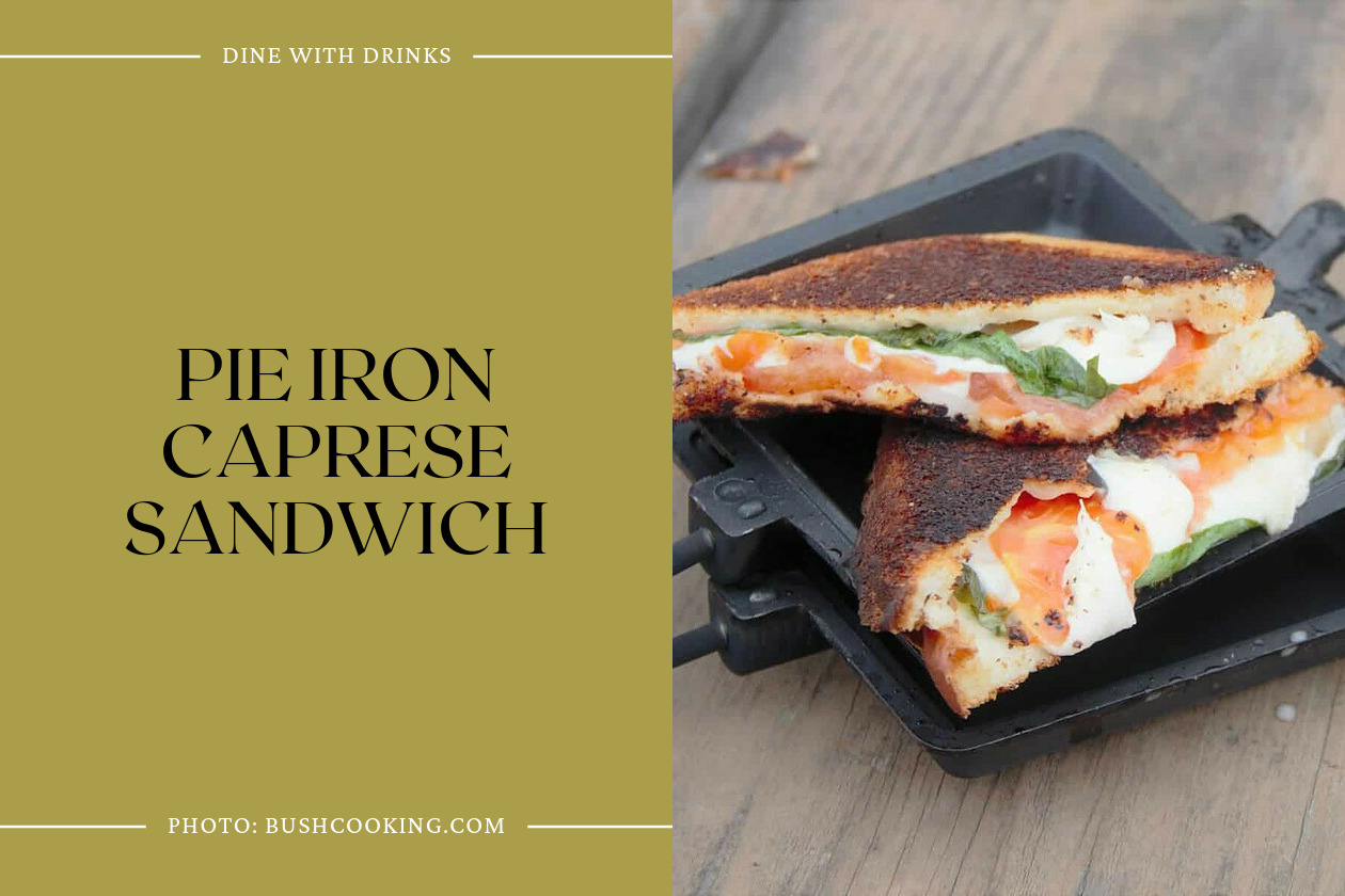 Pie Iron Caprese Sandwich