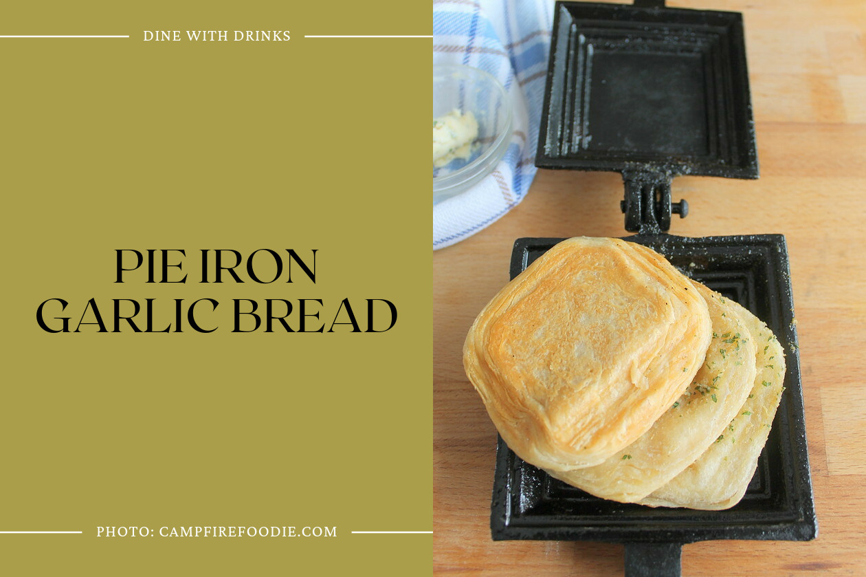 Pie Iron Garlic Bread
