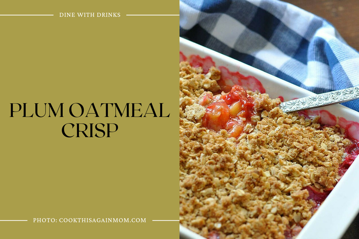 Plum Oatmeal Crisp