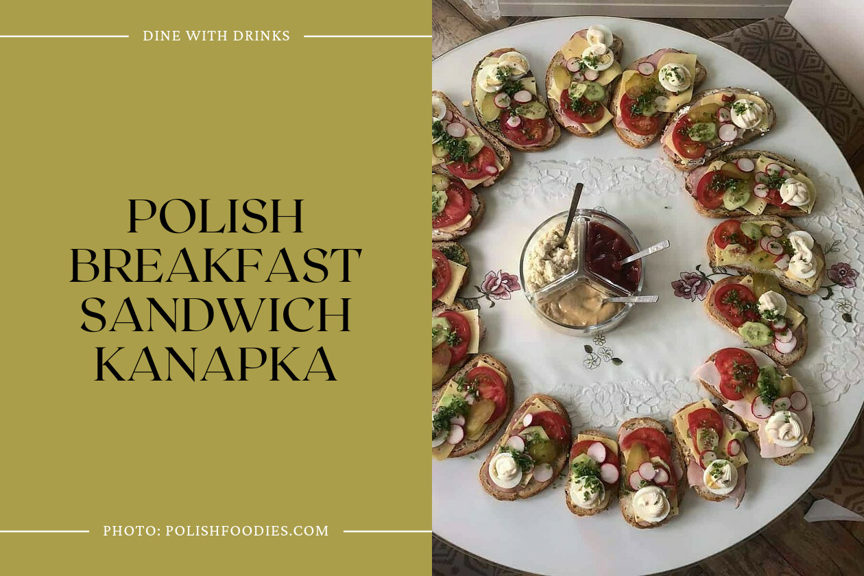 Polish Breakfast Sandwich Kanapka