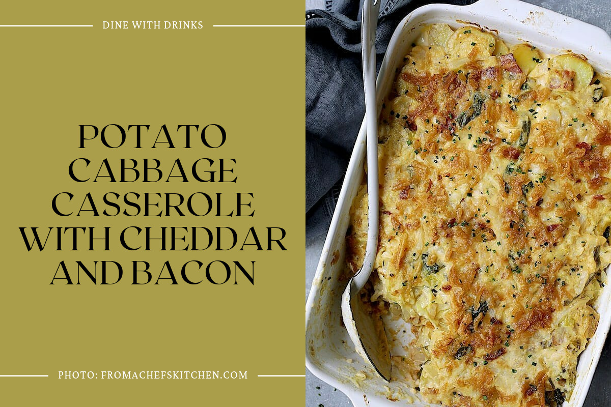 Potato Cabbage Casserole With Cheddar And Bacon