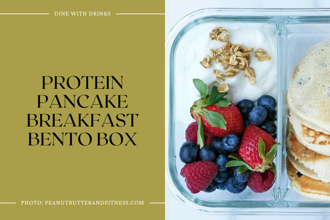 Protein Pancake Breakfast Bento Box