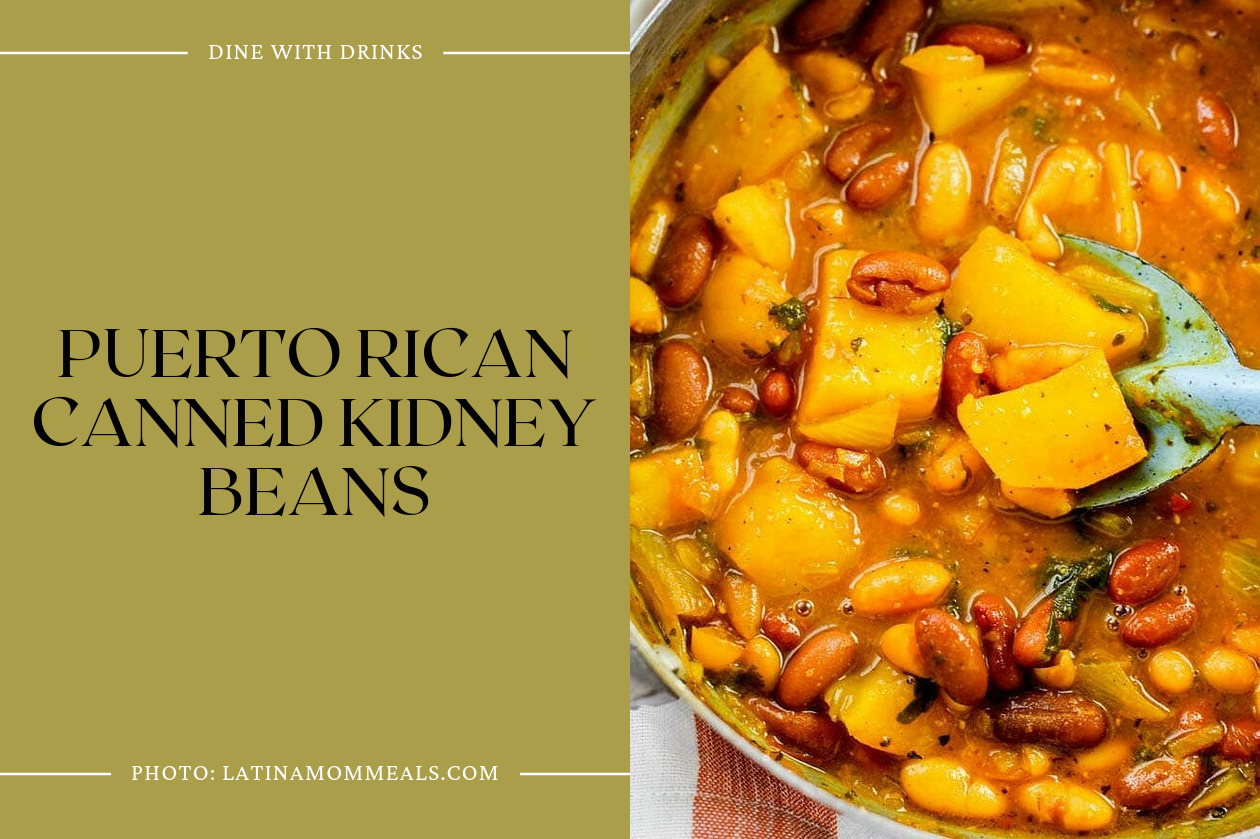 Puerto Rican Canned Kidney Beans