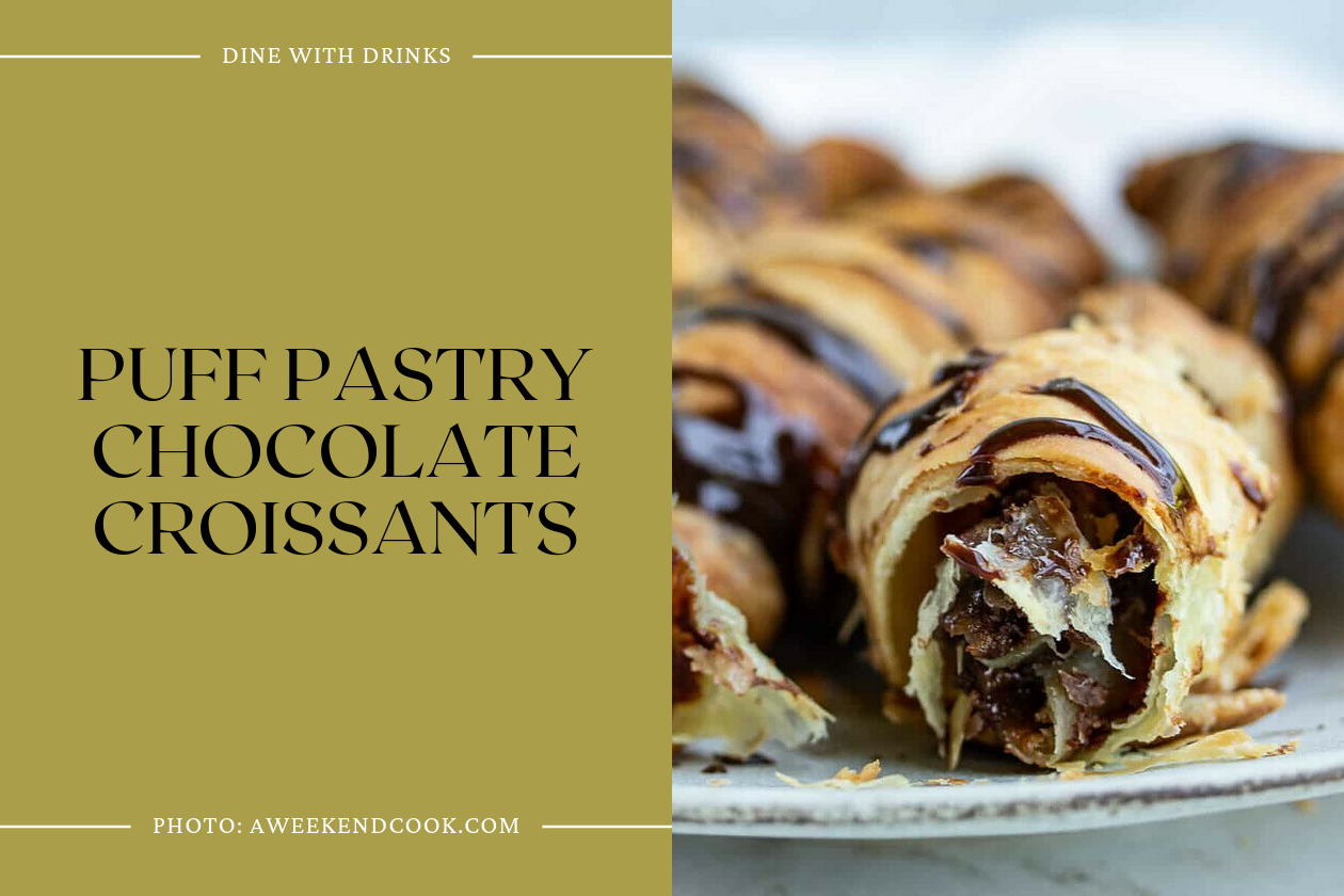 Puff Pastry Chocolate Croissants