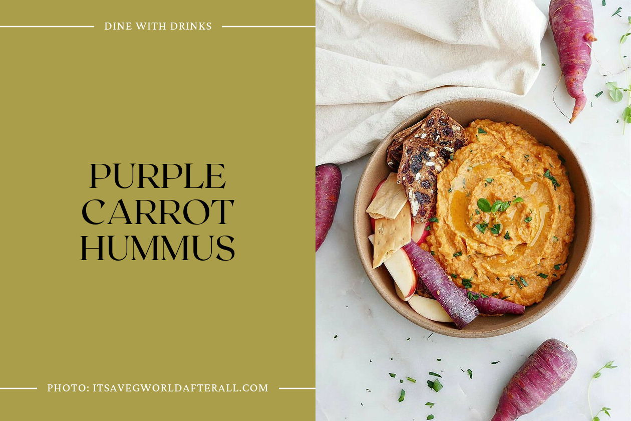 Purple Carrot Hummus