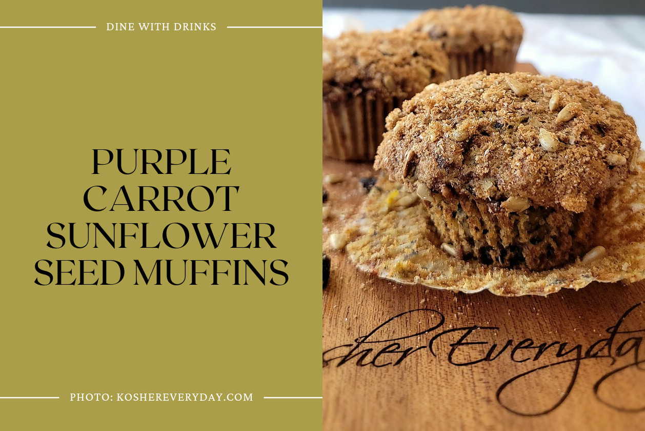 Purple Carrot Sunflower Seed Muffins