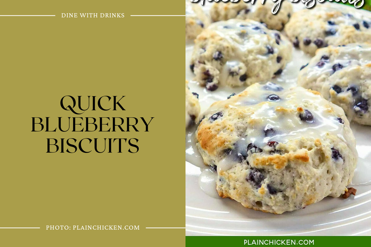 Quick Blueberry Biscuits