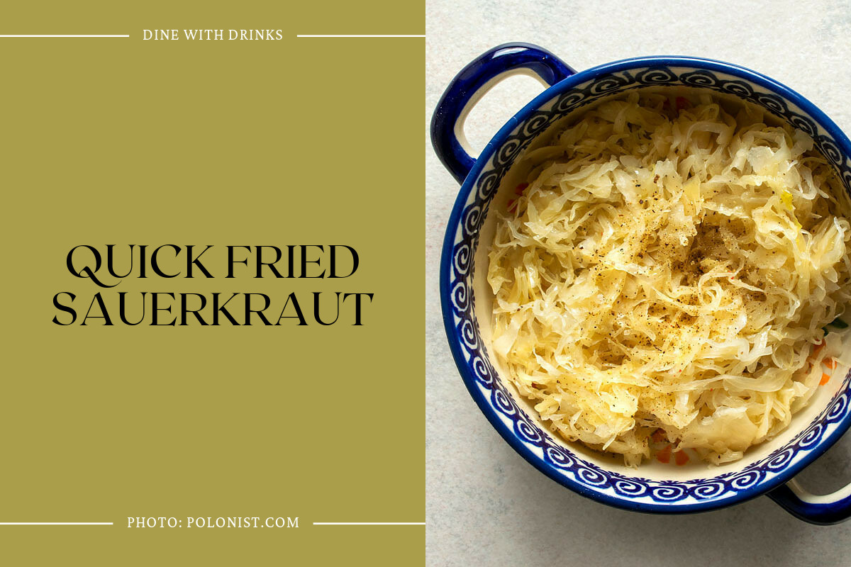 Quick Fried Sauerkraut