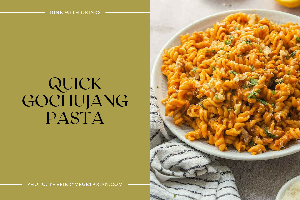 Quick Gochujang Pasta