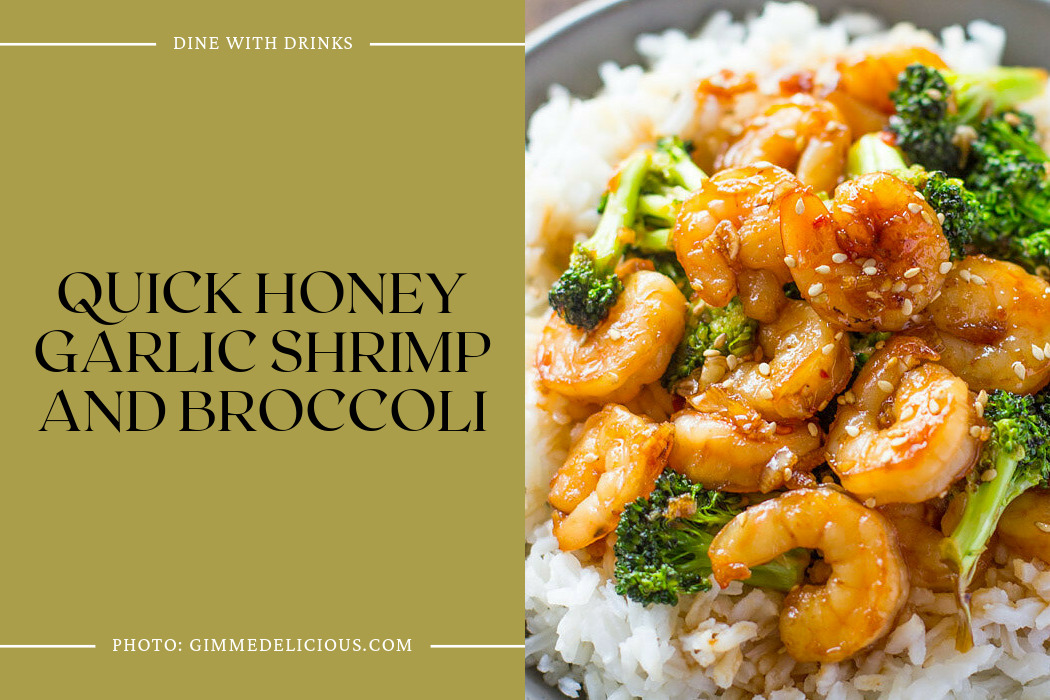 Quick Honey Garlic Shrimp And Broccoli