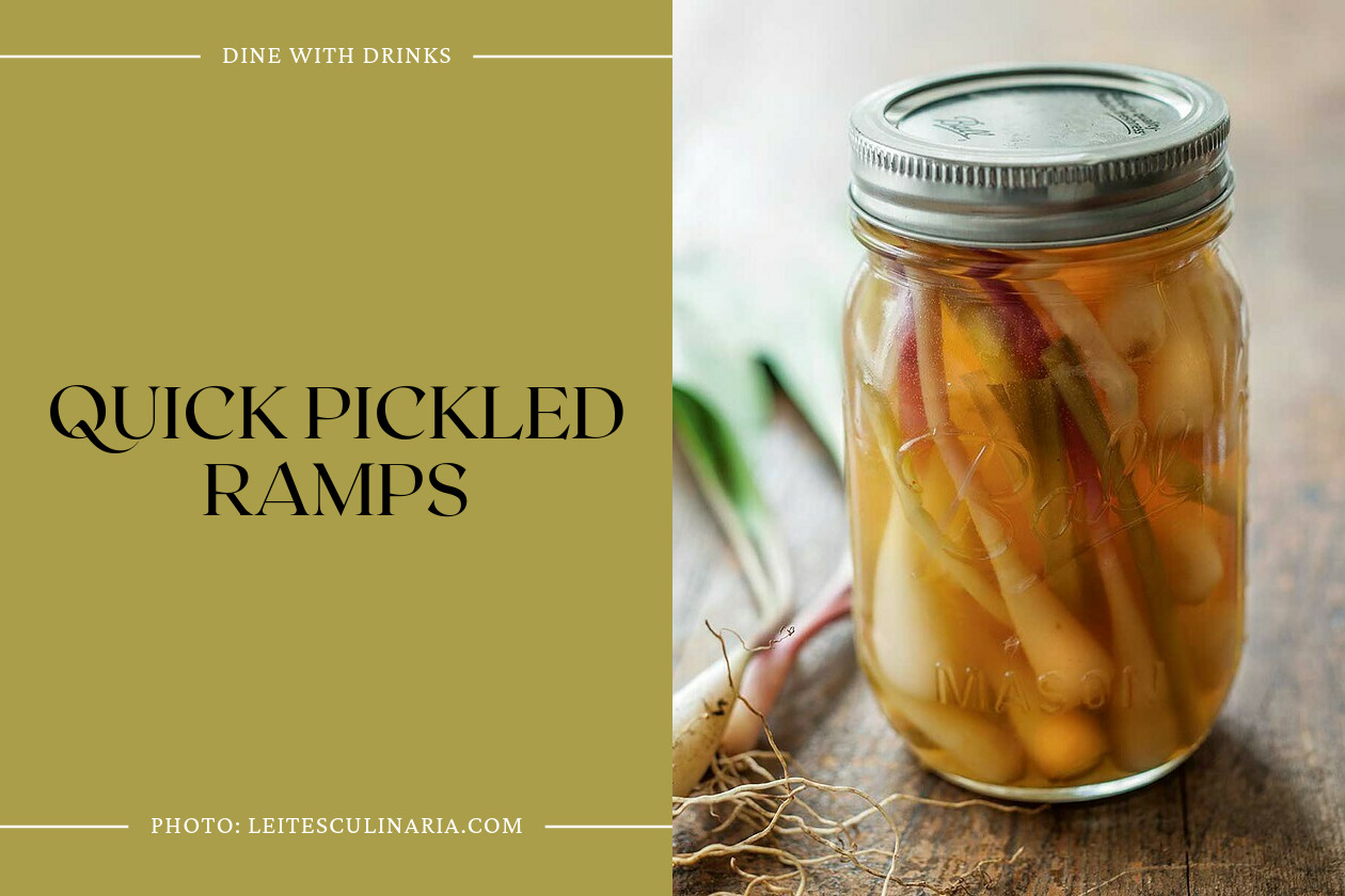 Quick Pickled Ramps