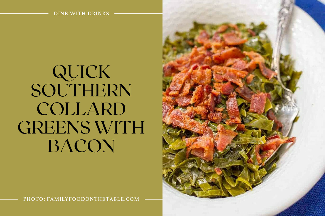 Quick Southern Collard Greens With Bacon